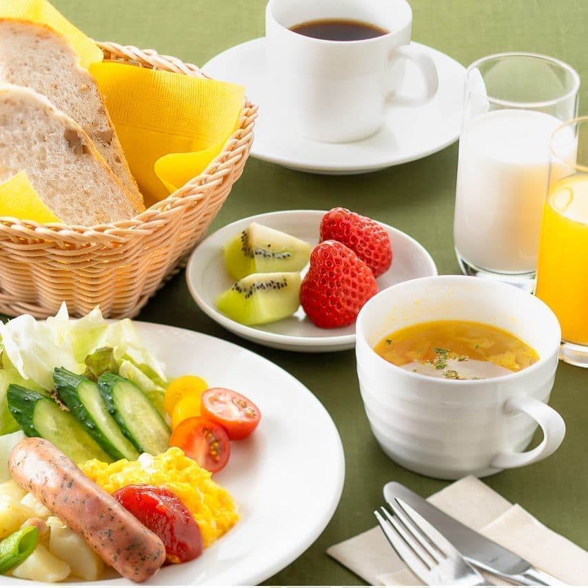 遊々舎の朝食例